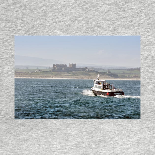 Farne Islands boat off the coast of Northumberland by richflintphoto